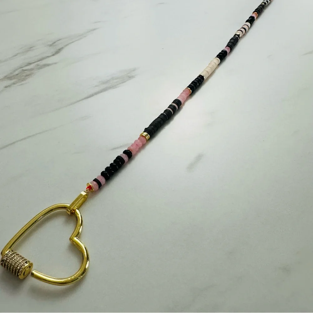 ✨ Gorjana Blair Necklace w/ Upgraded Heart Carabiner ✨ - Picture 10 of 14